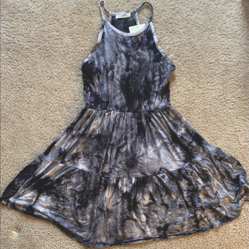 NWT Tiered Tie Dye Dress